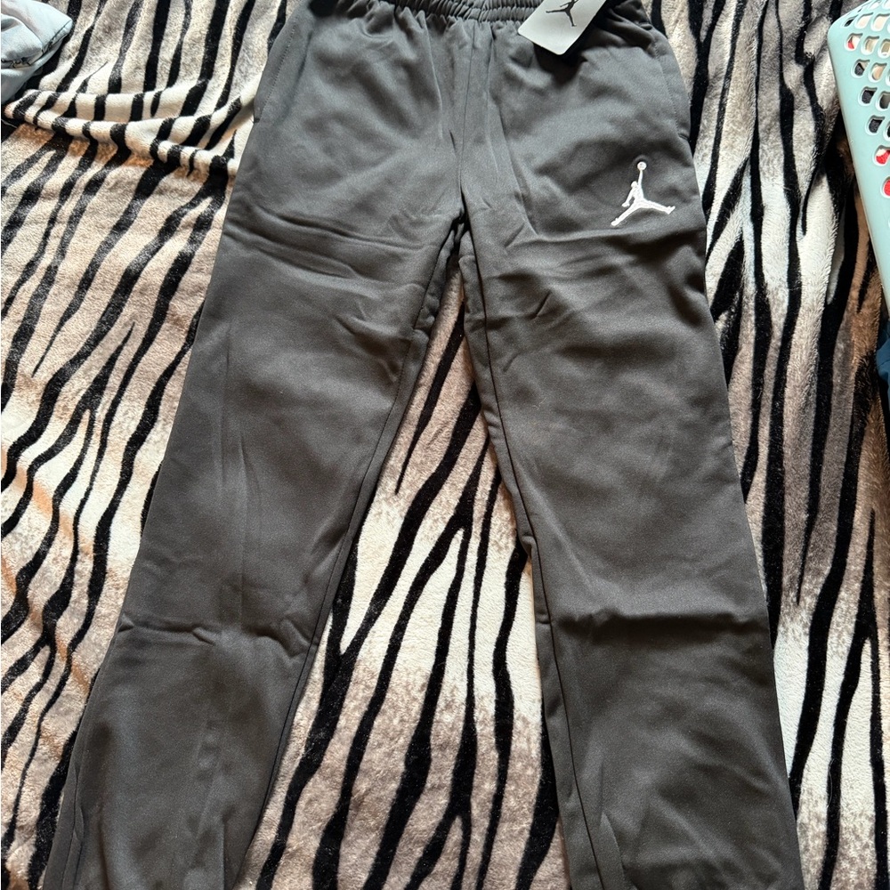 Black Jogger Pants with Logo